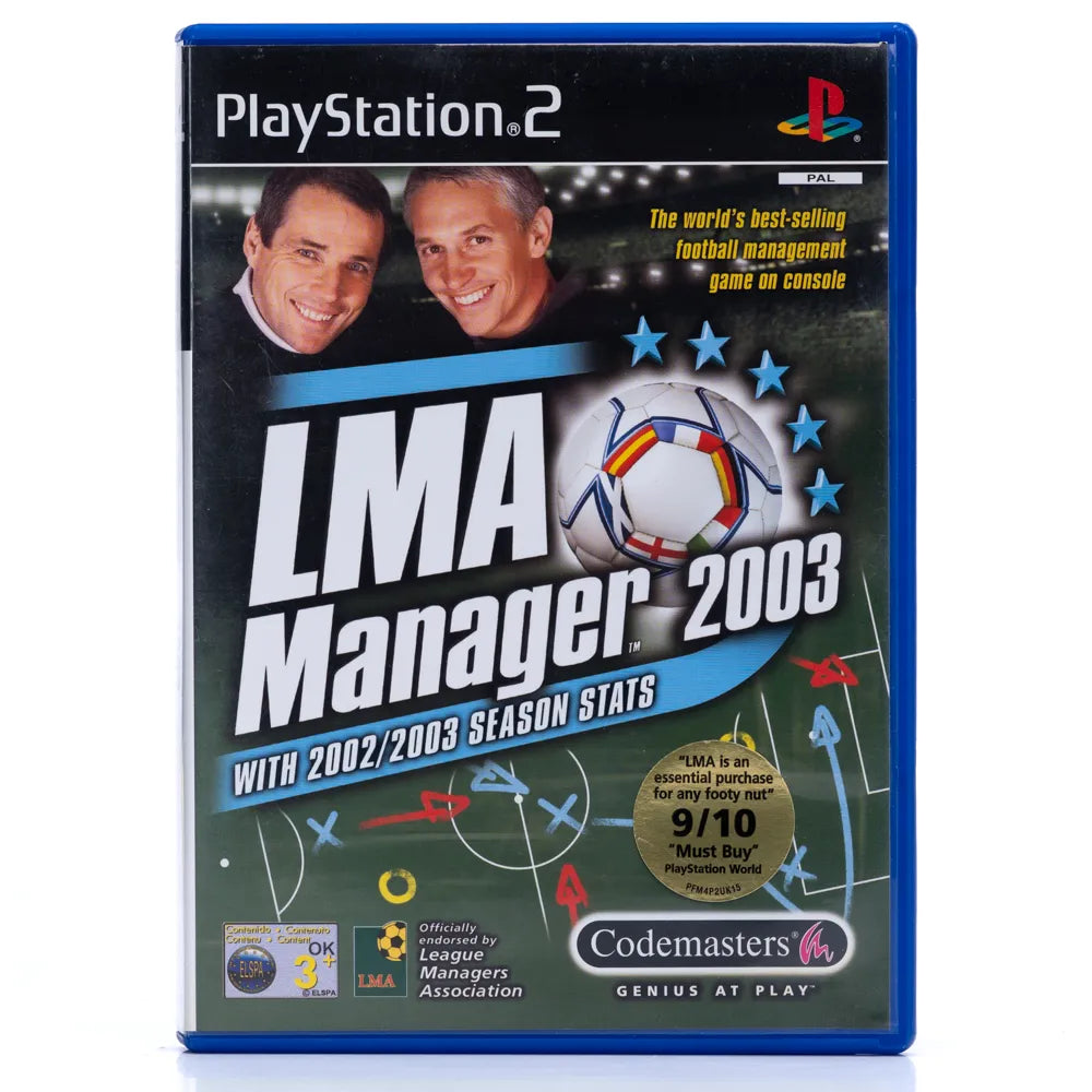 LMA Manager 2003 - PS2 Spill - Retrospillkongen