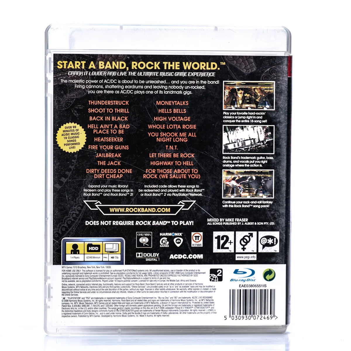 AC/DC Live: Rock Band - PS3 spill - Retrospillkongen