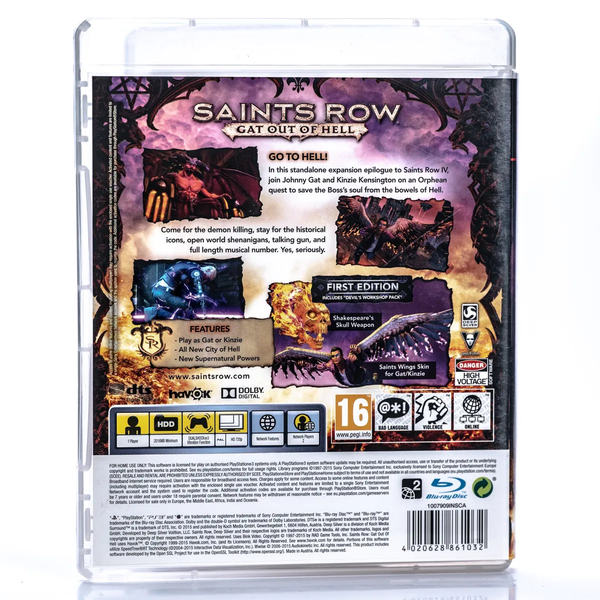 Saints Row: Gat Out of Hell - PS3 spill - Retrospillkongen