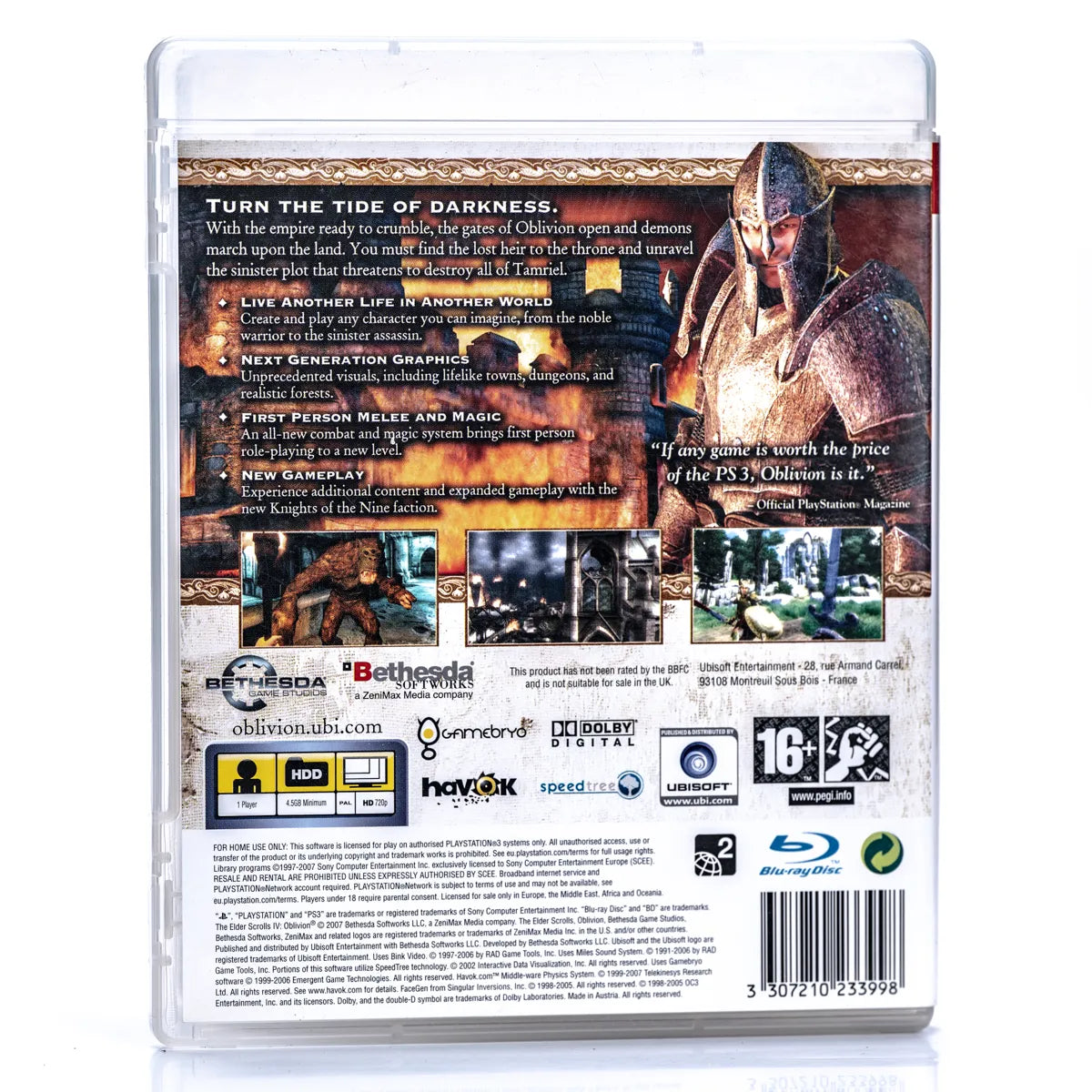The Elder Scrolls IV: Oblivion - PS3 spill - Retrospillkongen