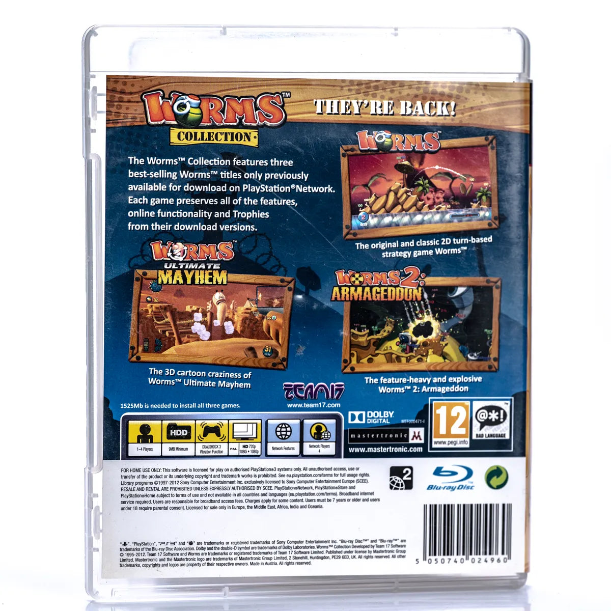 Worms Collection - PS3 spill - Retrospillkongen