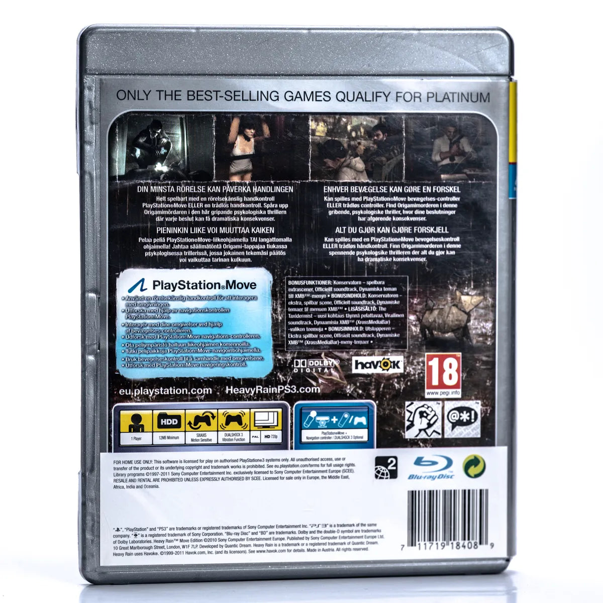 Heavy Rain: Move Edition - PS3 spill - Retrospillkongen
