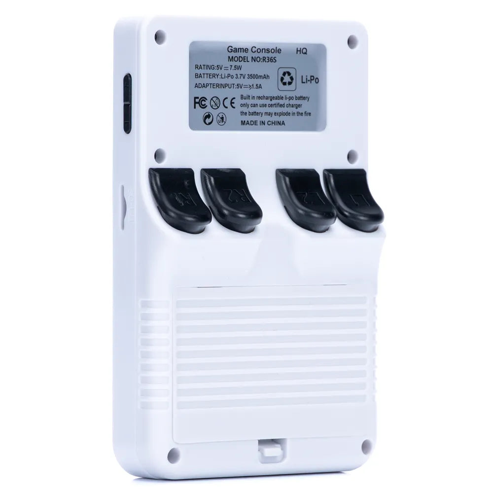 R36S Retrokonsoll, Open Source, med 20.000+ spill