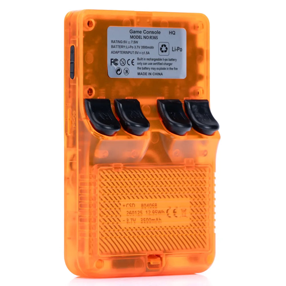 R36S Retrokonsoll, Open Source, med 20.000+ spill