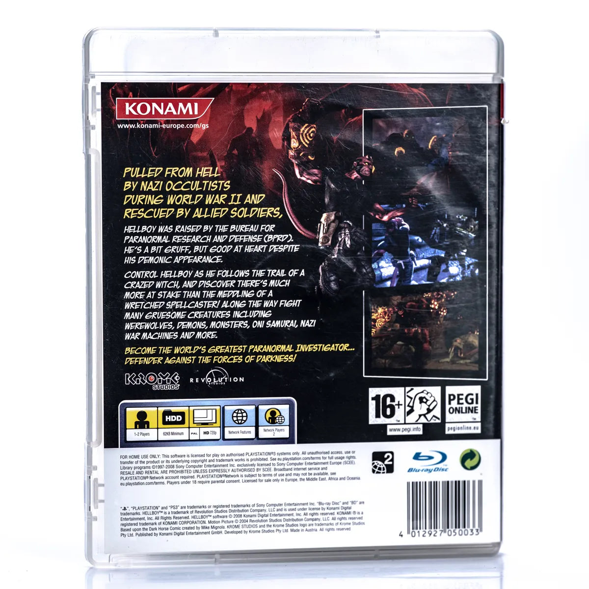 Hellboy: The Science of Evil - PS3 spill - Retrospillkongen