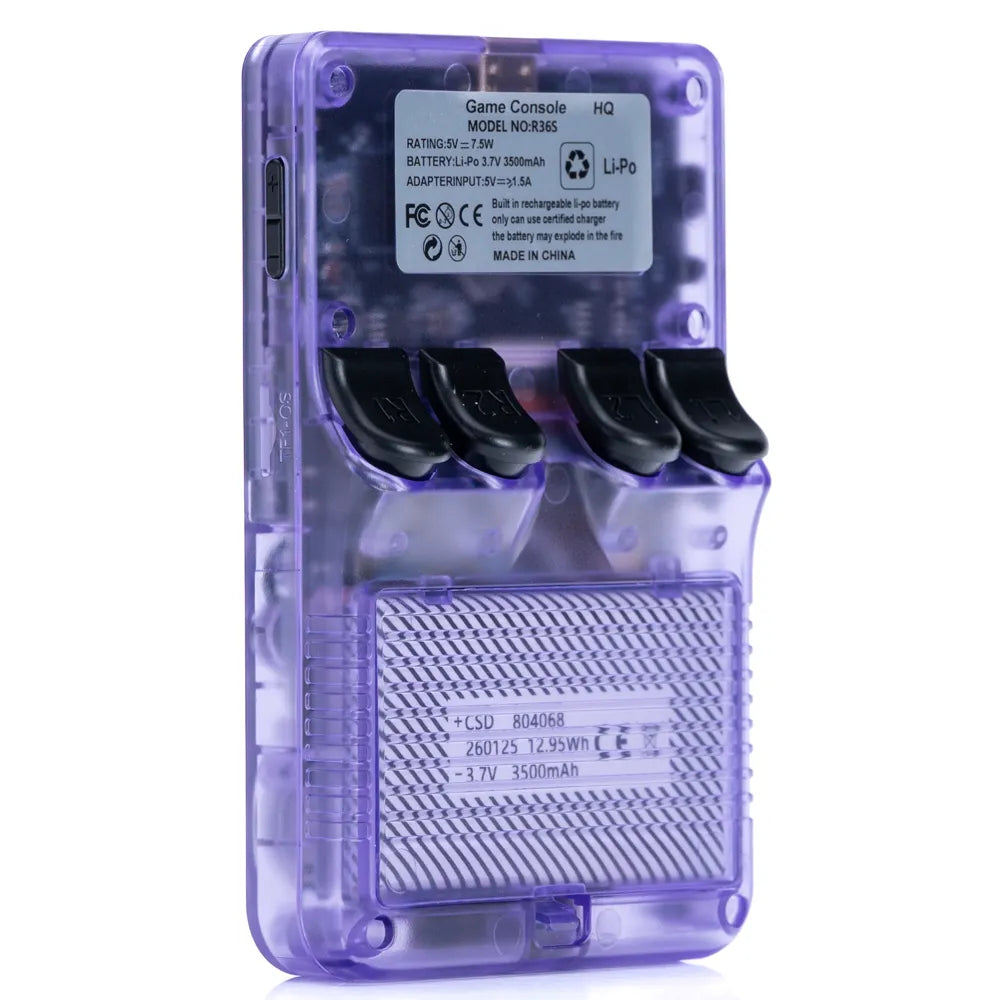 R36S Retrokonsoll, Open Source, med 20.000+ spill