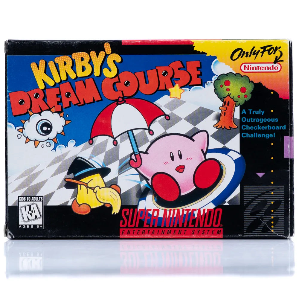 Kirby's Dream Course - SNES spill (NTSC, i eske) - Retrospillkongen