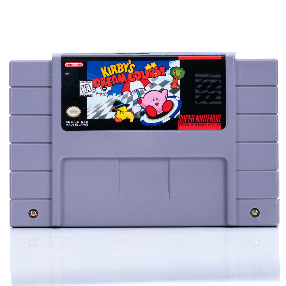 Kirby's Dream Course - SNES spill (NTSC, i eske) - Retrospillkongen