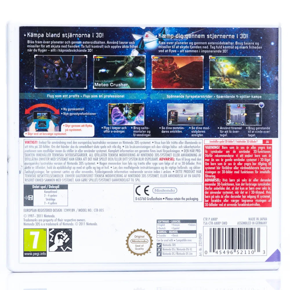 Star Fox 64 3D - Nintendo 3DS spill - Retrospillkongen