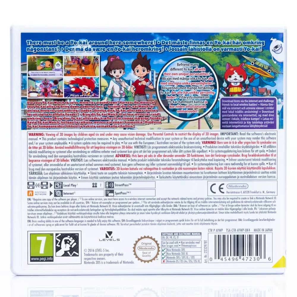 Yo-kai Watch - Nintendo 3DS spill - Retrospillkongen