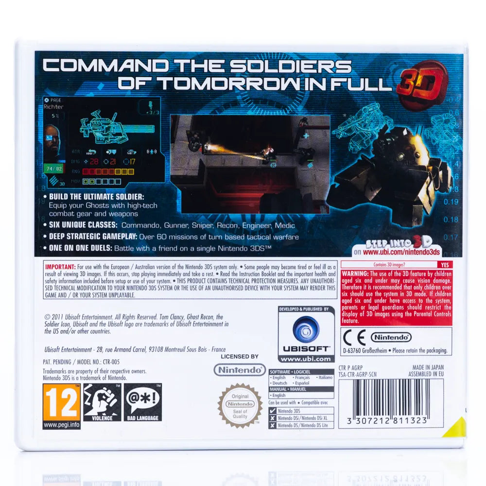 Tom Clancy’s Ghost Recon Shadow Wars - Nintendo 3DS spill - Retrospillkongen