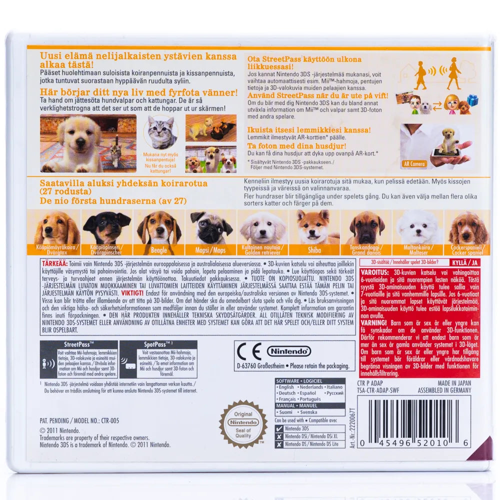 Nintendogs + Cats: Golden Retriever & New Friends - Nintendo 3DS - Retrospillkongen