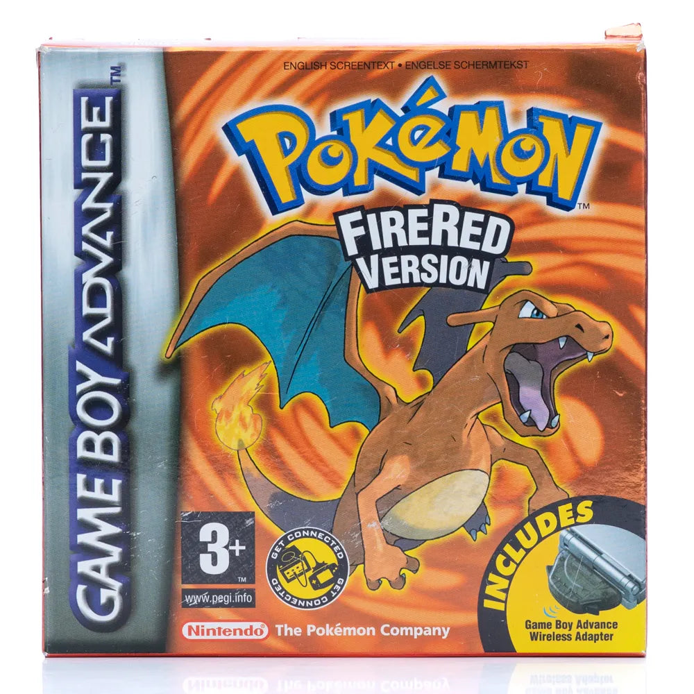Pokémon FireRed Version - GBA spill (Komplett i eske) - Retrospillkongen