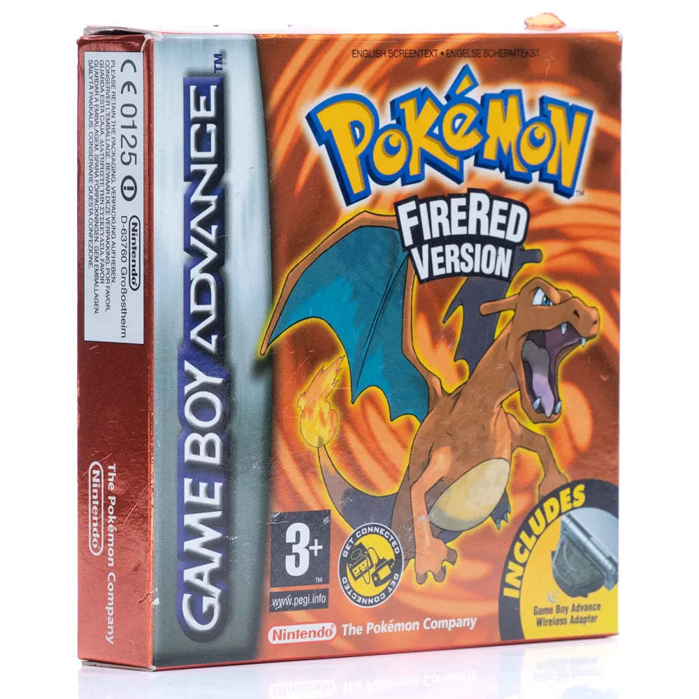 Pokémon FireRed Version - GBA spill (Komplett i eske) - Retrospillkongen