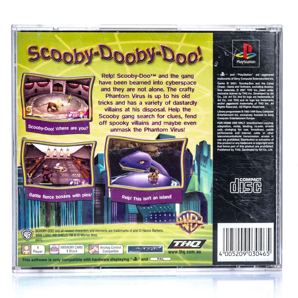 Scooby-Doo and the Cyber Chase - PS1 Spill - Retrospillkongen