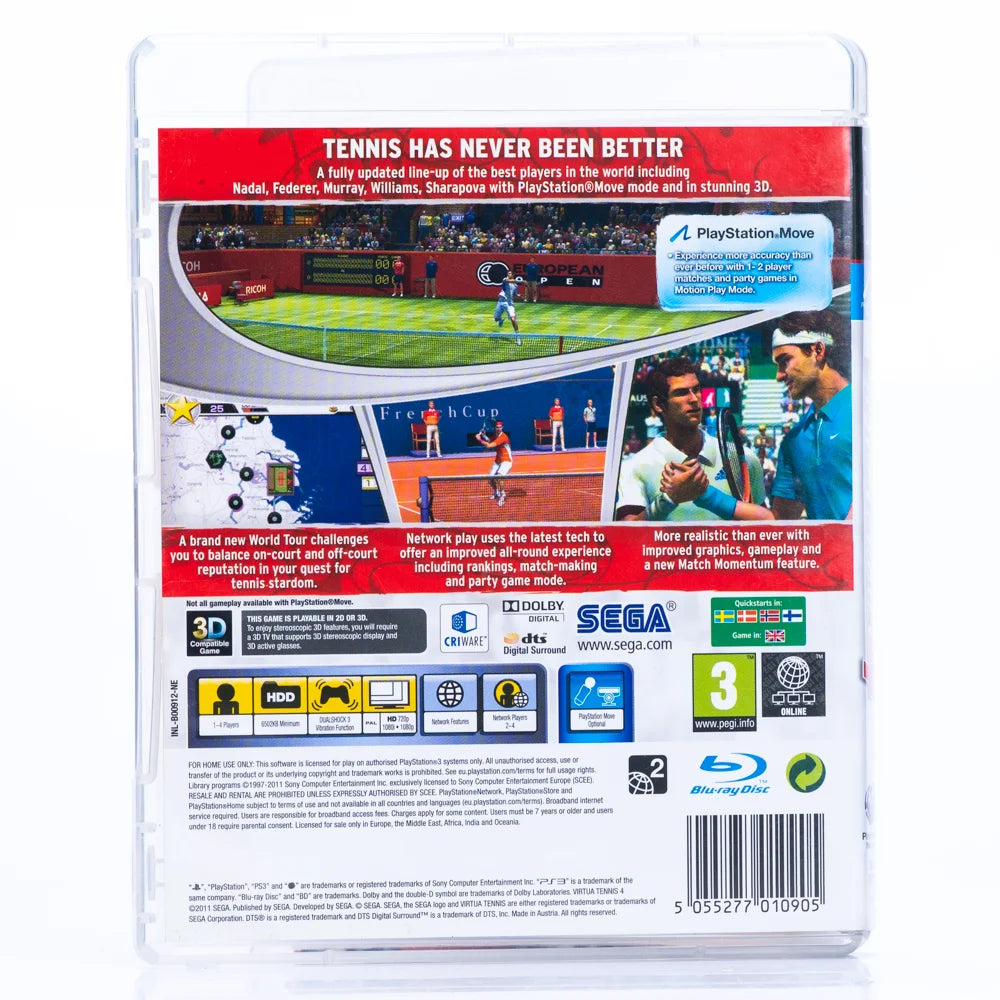 Virtua Tennis 4 - PS3 spill - Retrospillkongen
