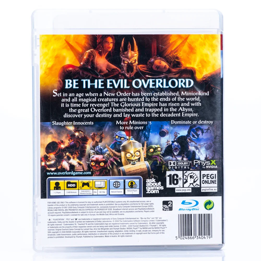 Overlord II - PS3 spill - Retrospillkongen