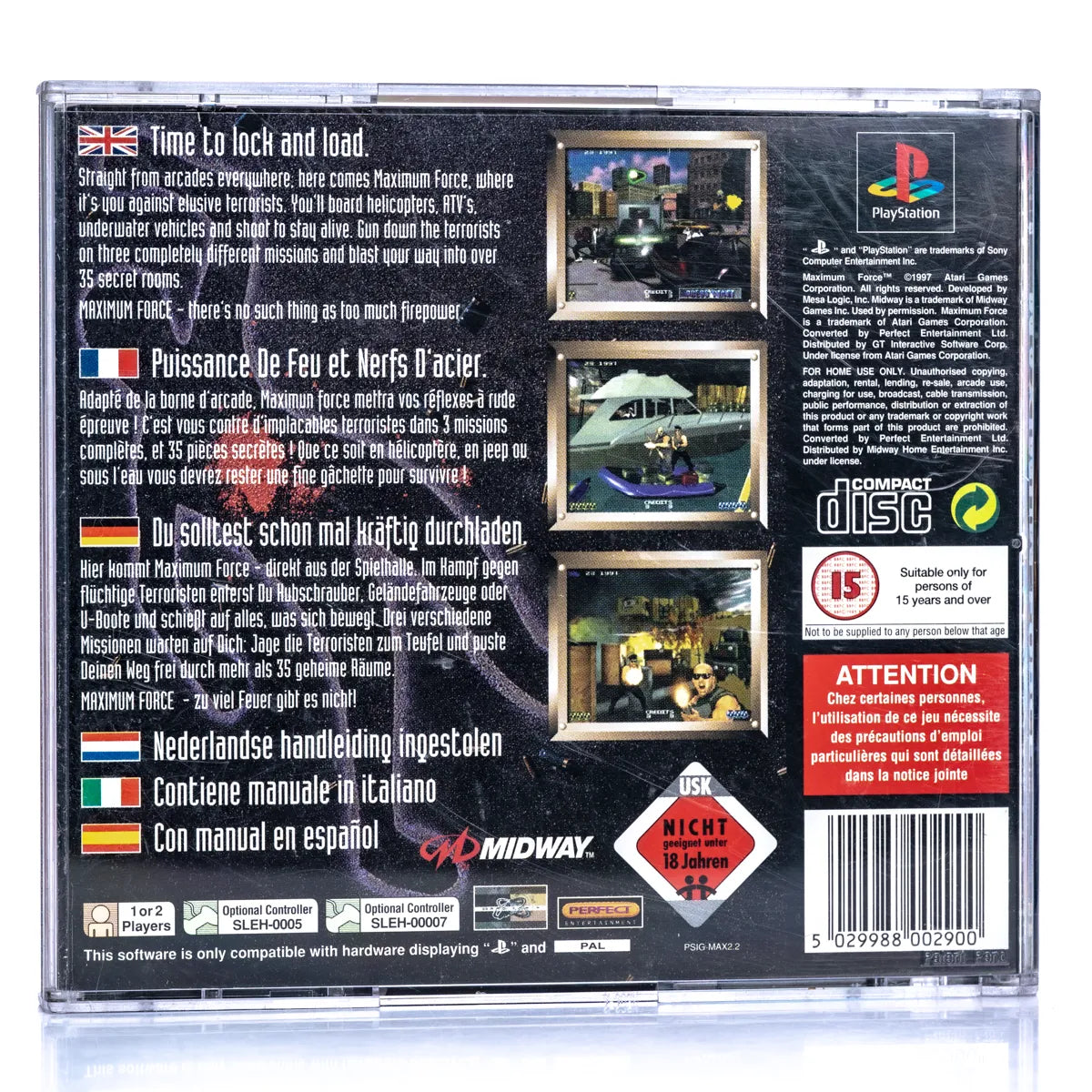 Maximum Force - PS1 Spill - Retrospillkongen