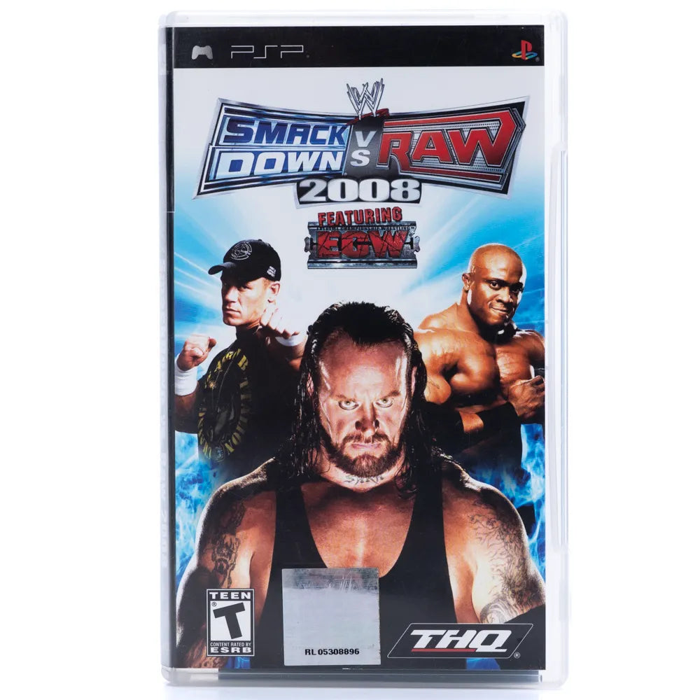 WWE SmackDown vs. Raw 2008 Featuring ECW - PSP spill (NTSC, regionfri)