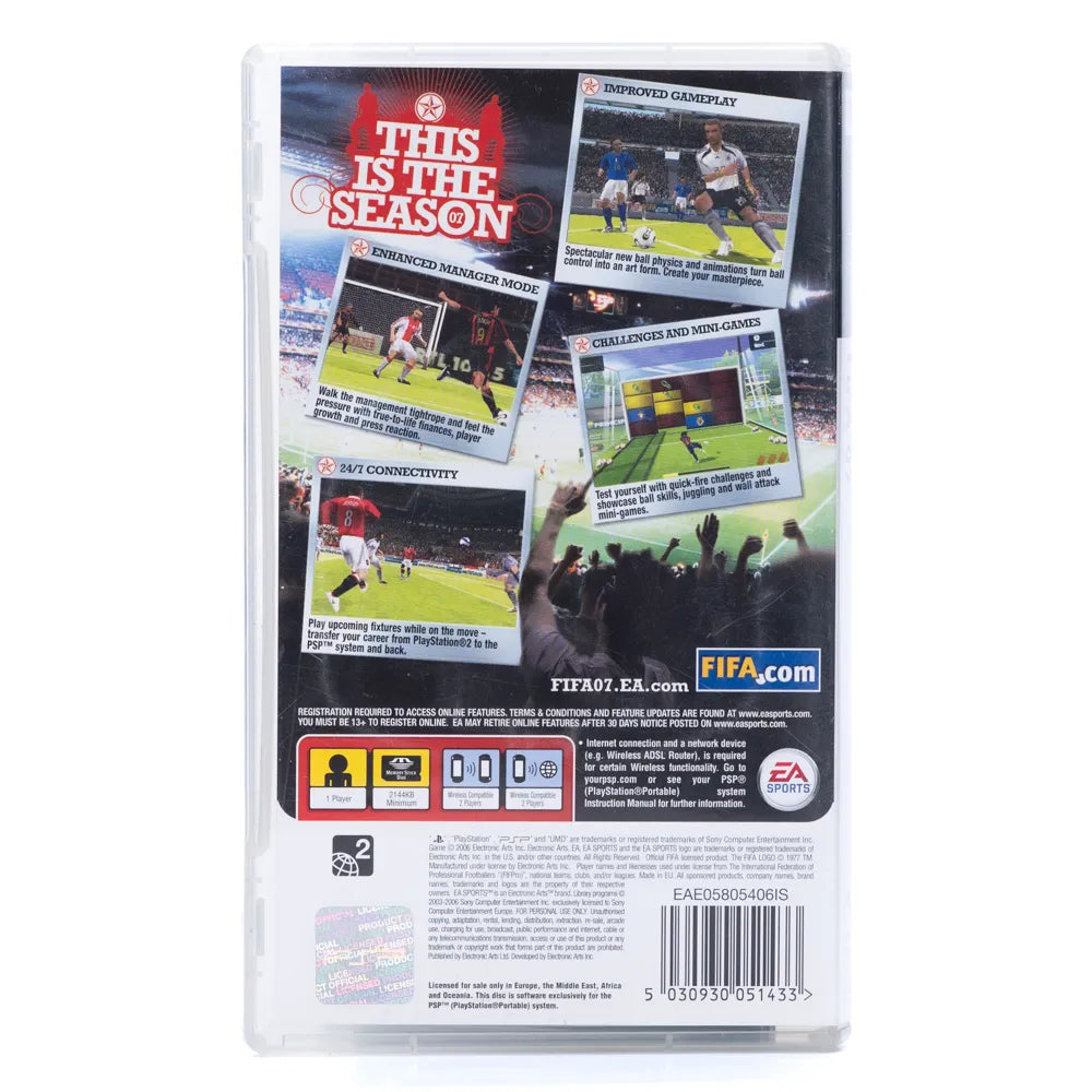 FIFA Soccer 07 - PSP spill - Retrospillkongen
