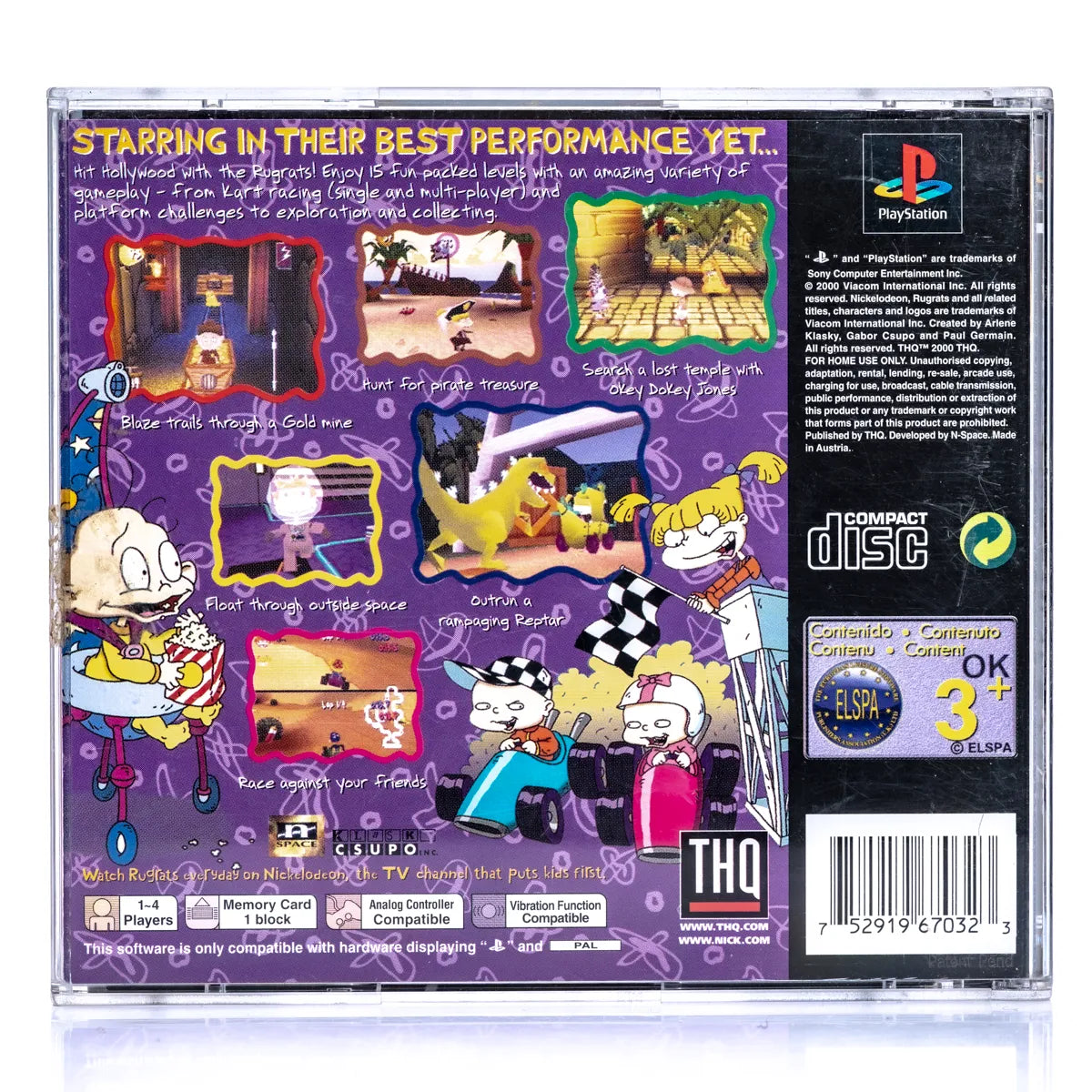 Rugrats: Studio Tour - PS1 Spill - Retrospillkongen