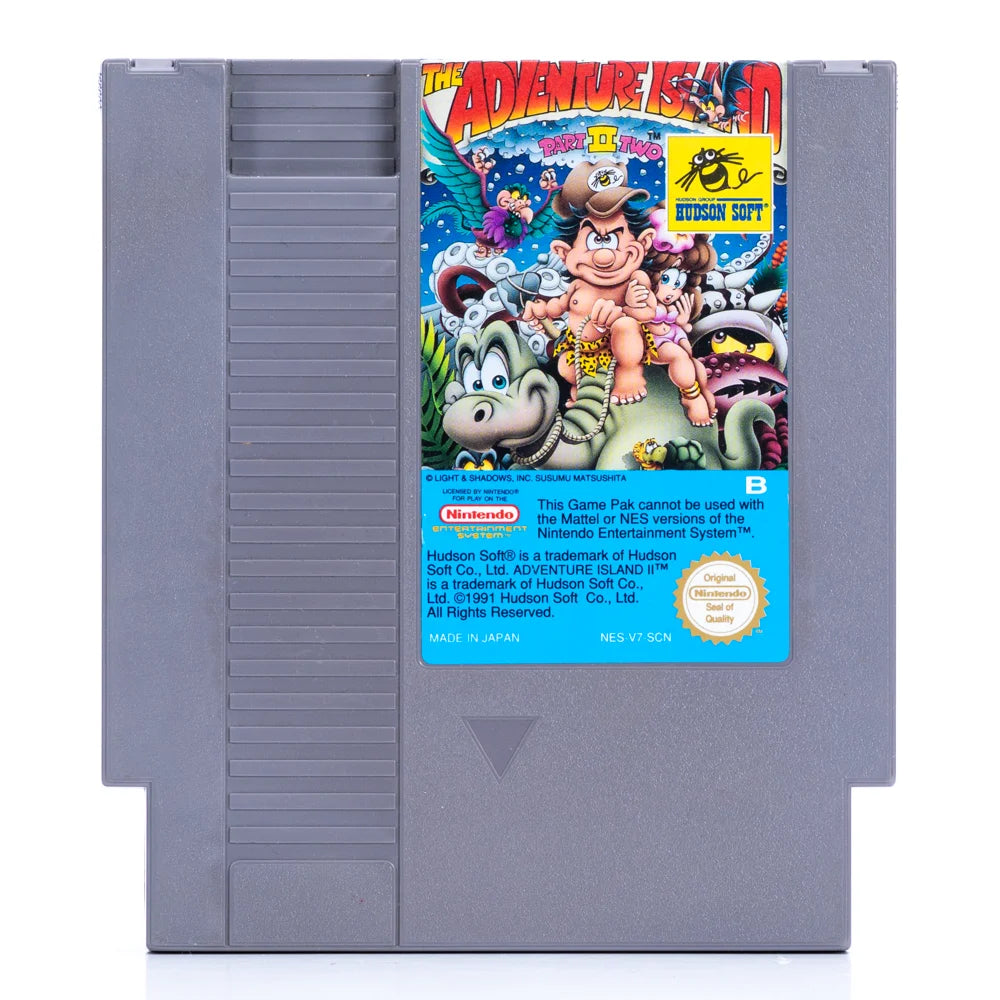 Adventure Island II - NES spill - Retrospillkongen
