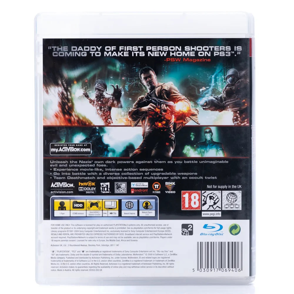 Wolfenstein - PS3 spill - Retrospillkongen