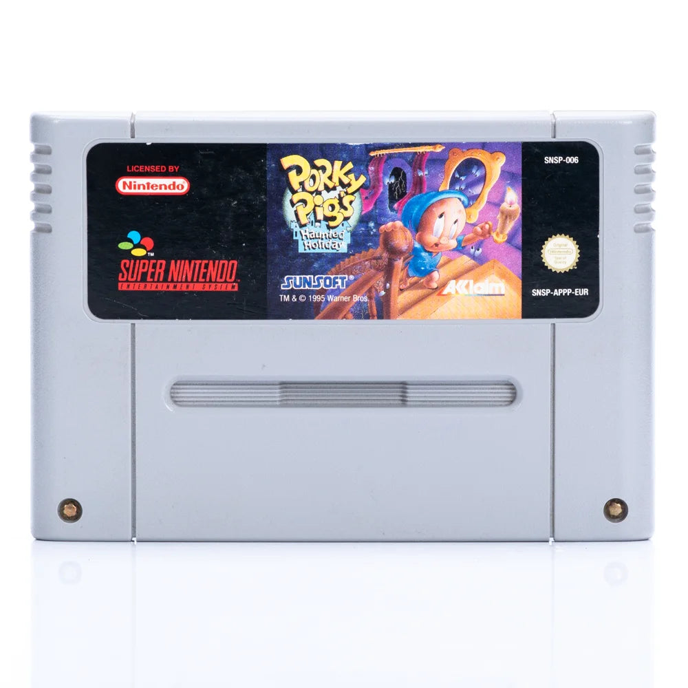 Porky Pig’s Haunted Holiday - SNES spill - Retrospillkongen
