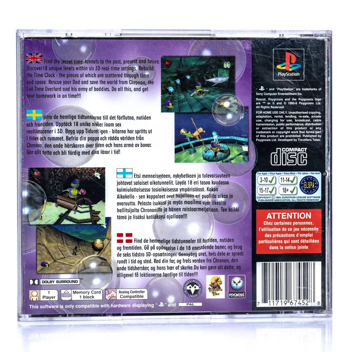 Rascal - PS1 spill - Retrospillkongen