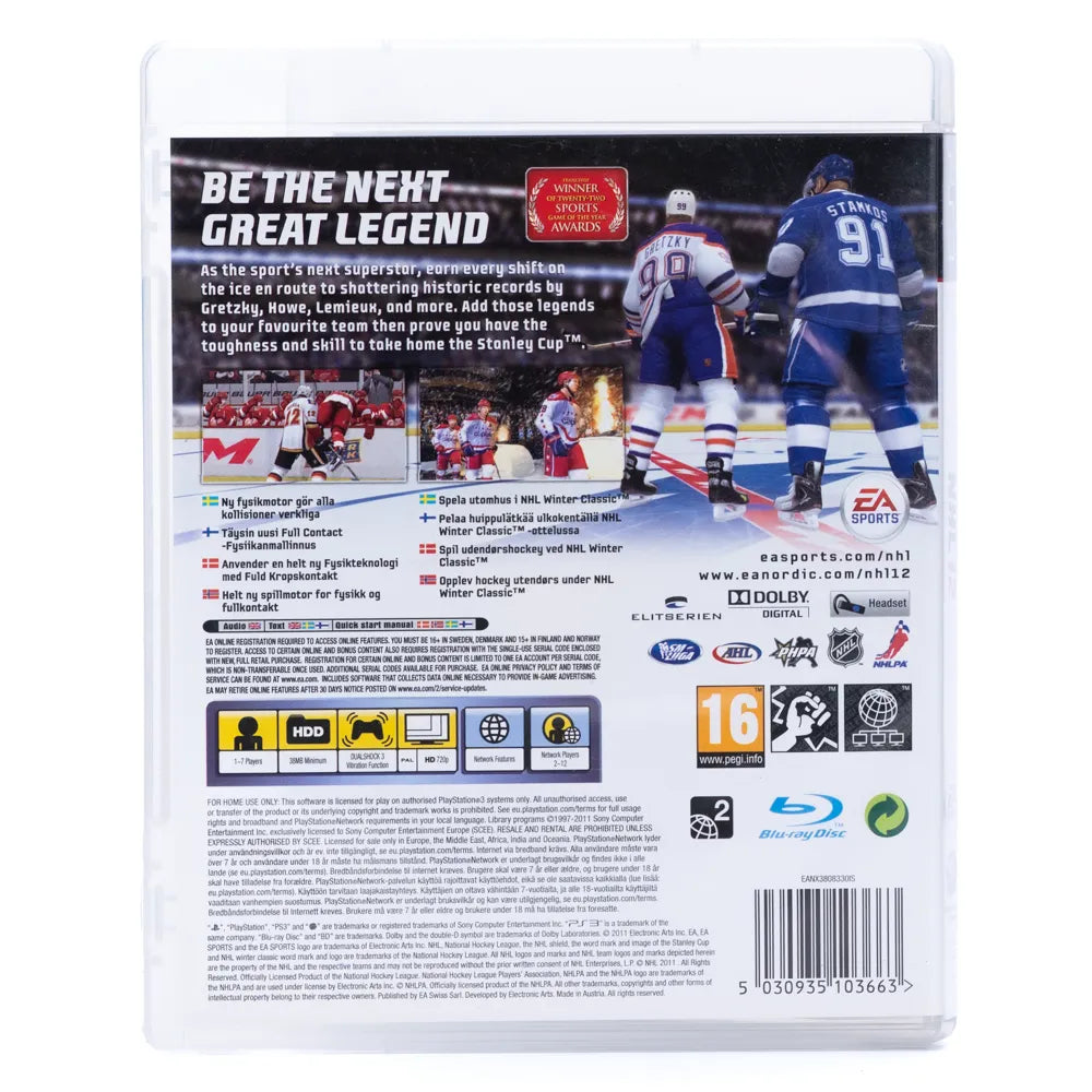 NHL 12 - PS3 Spill