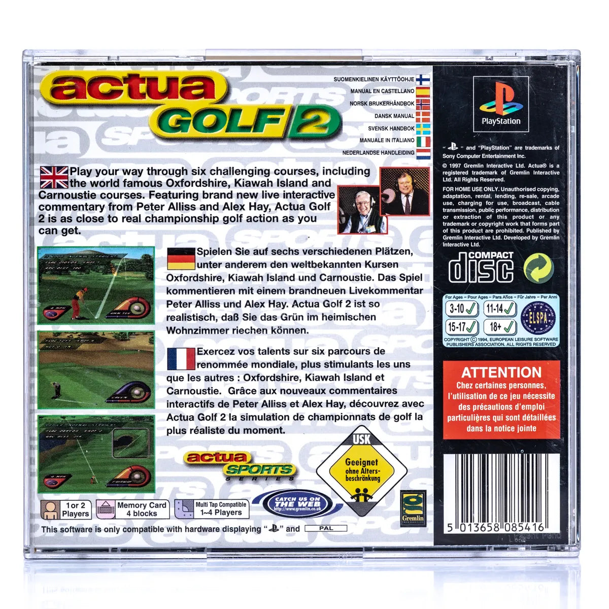 Actua Golf 2 - PS1 Spill - Retrospillkongen