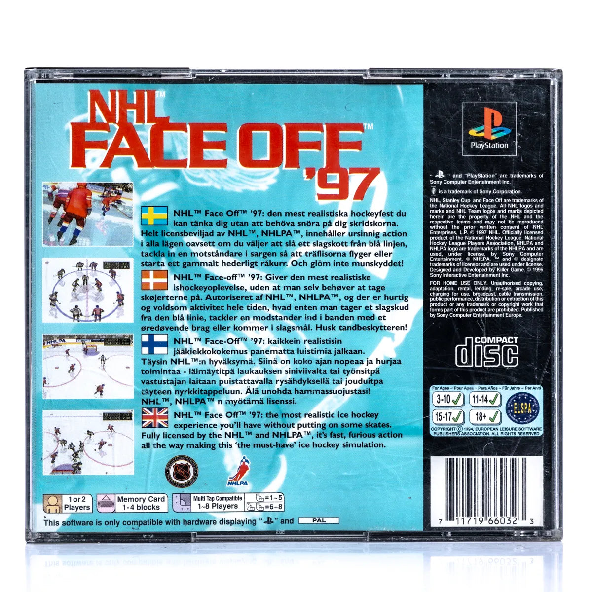 NHL FaceOff '97 - PS1 Spill - Retrospillkongen