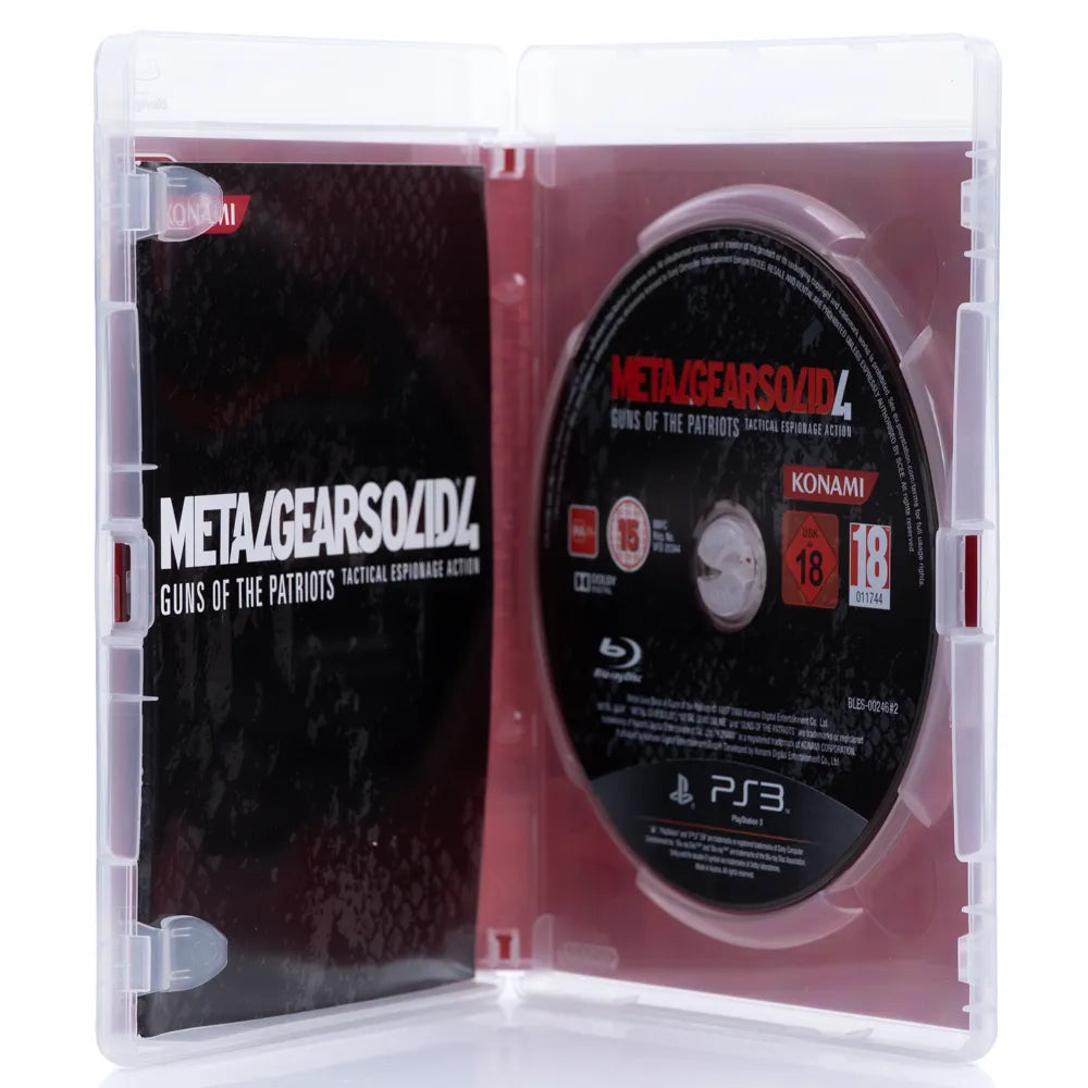 Metal Gear Solid 4 Guns of the Patriots - PS3 spill - Retrospillkongen