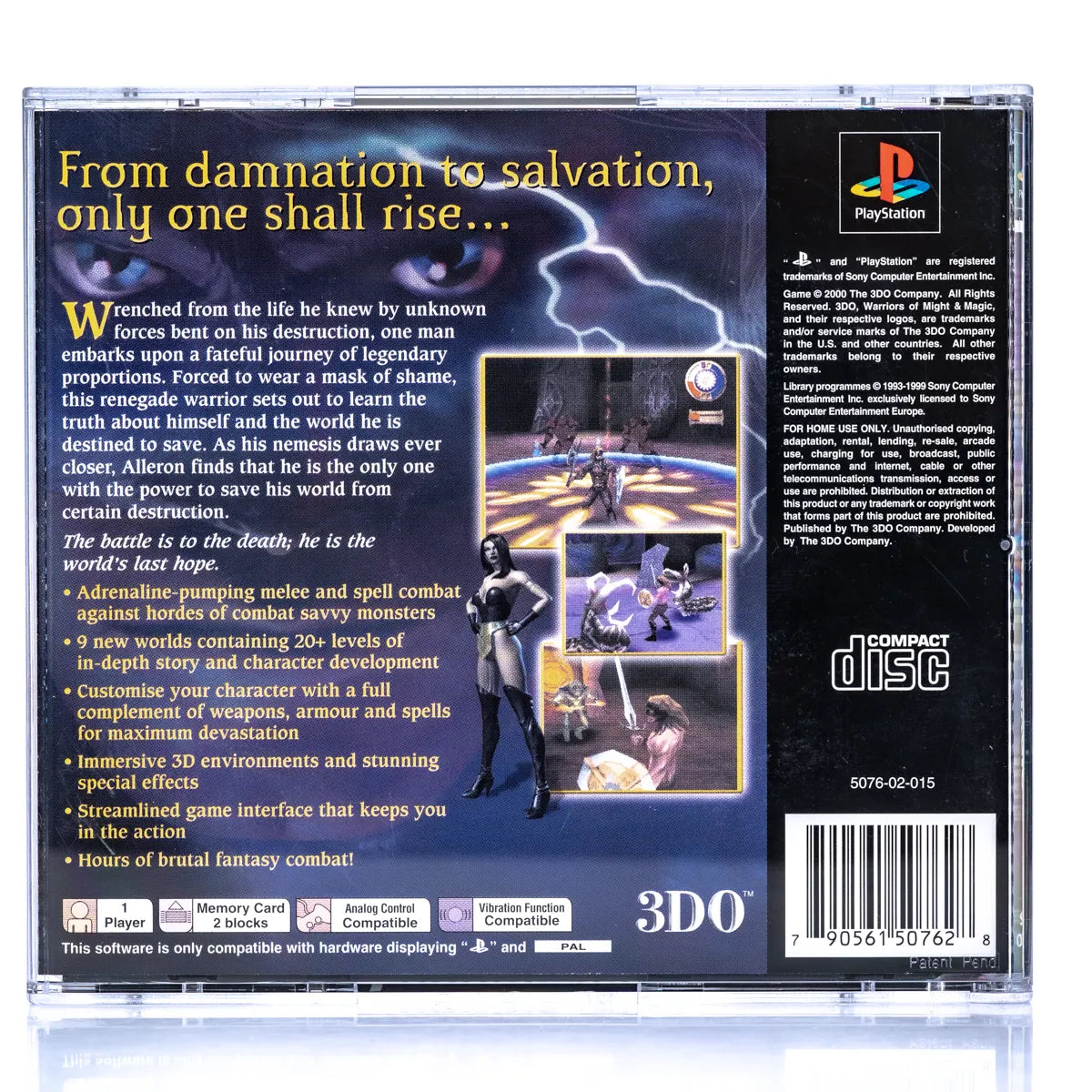 Warriors of Might and Magic - PS1 Spill - Retrospillkongen
