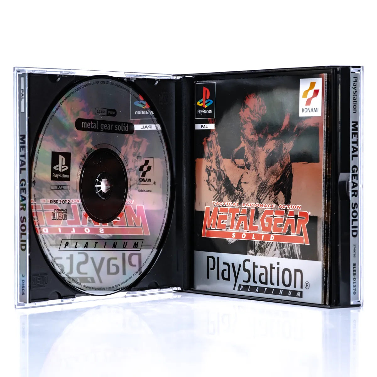 Tactical Espionage Action: Metal Gear Solid - PS1 spill - Retrospillkongen