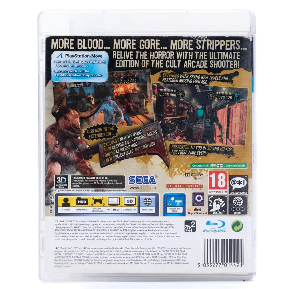 The House of the Dead Overkill - PS3 spill - Retrospillkongen