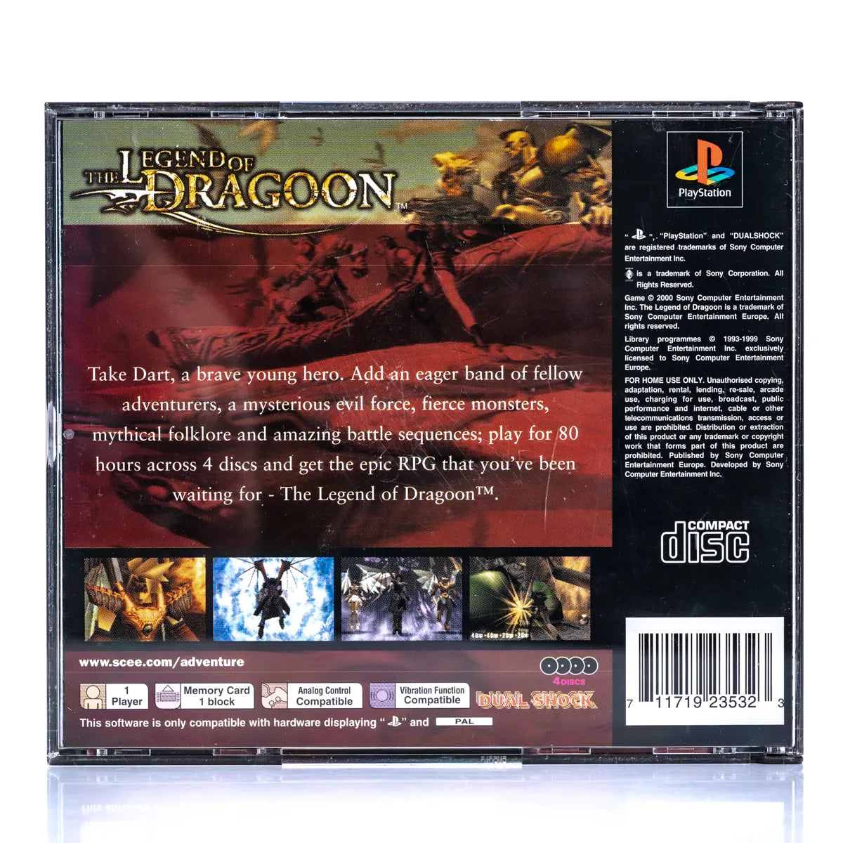 The Legend of Dragoon - PS1 Spill - Retrospillkongen