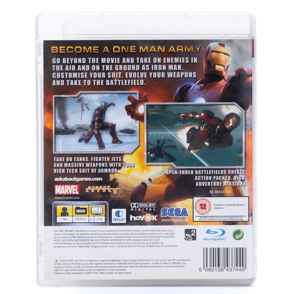 Iron Man - PS3 Spill - Retrospillkongen