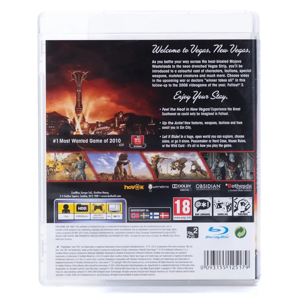 Fallout: New Vegas - PS3 spill - Retrospillkongen