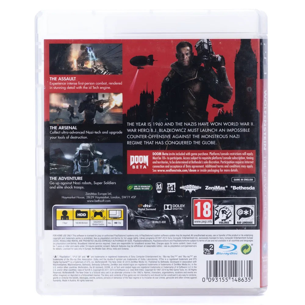 Wolfenstein: The New Order - PS3 Spill - Retrospillkongen