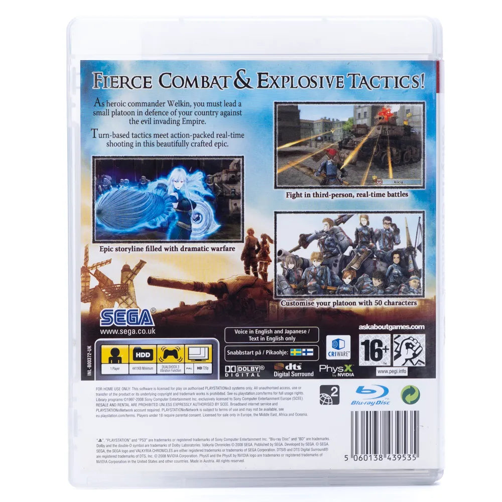 Valkyria Chronicles - PS3 spill - Retrospillkongen