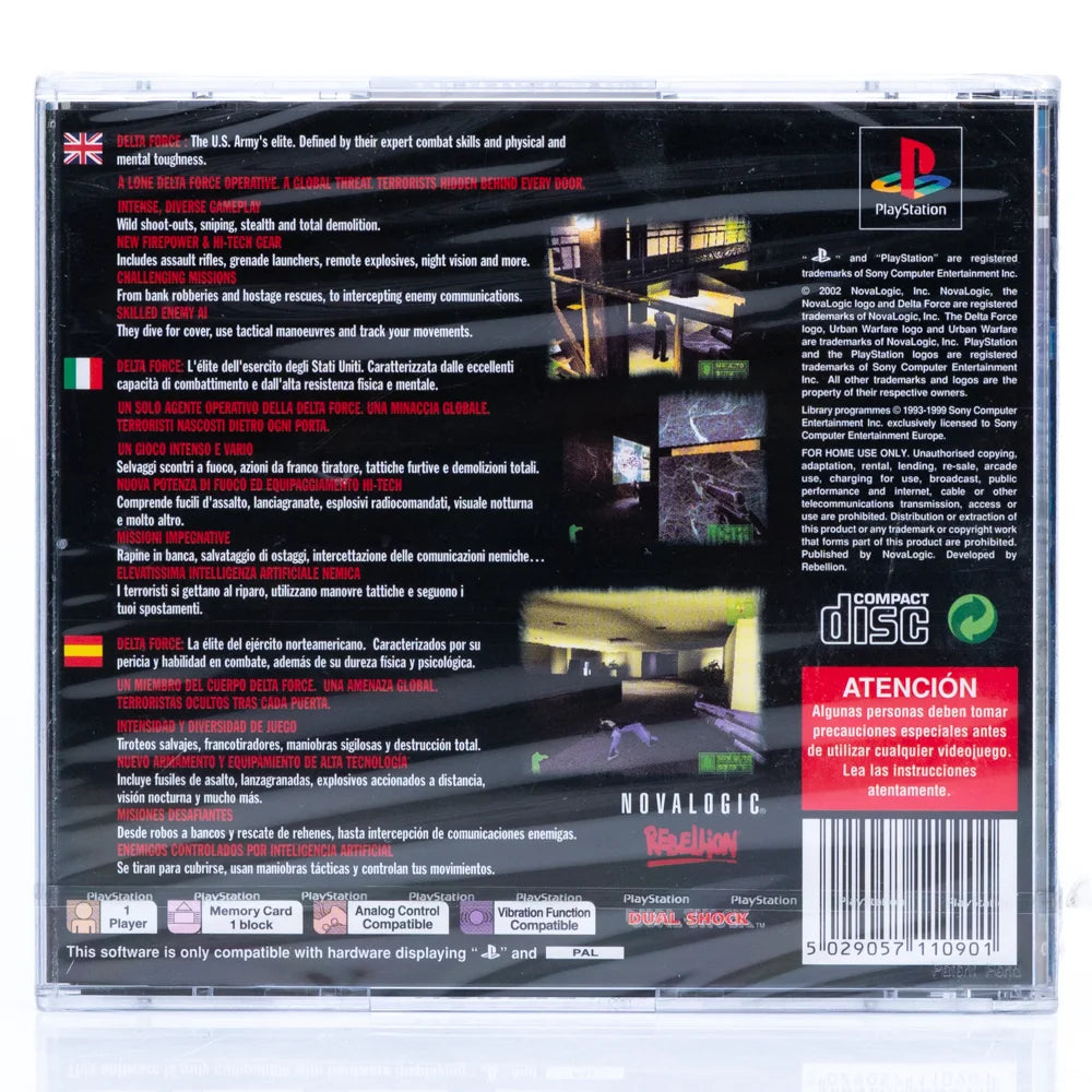 Delta Force: Urban Warfare - PS1 spill (Forseglet) - Retrospillkongen