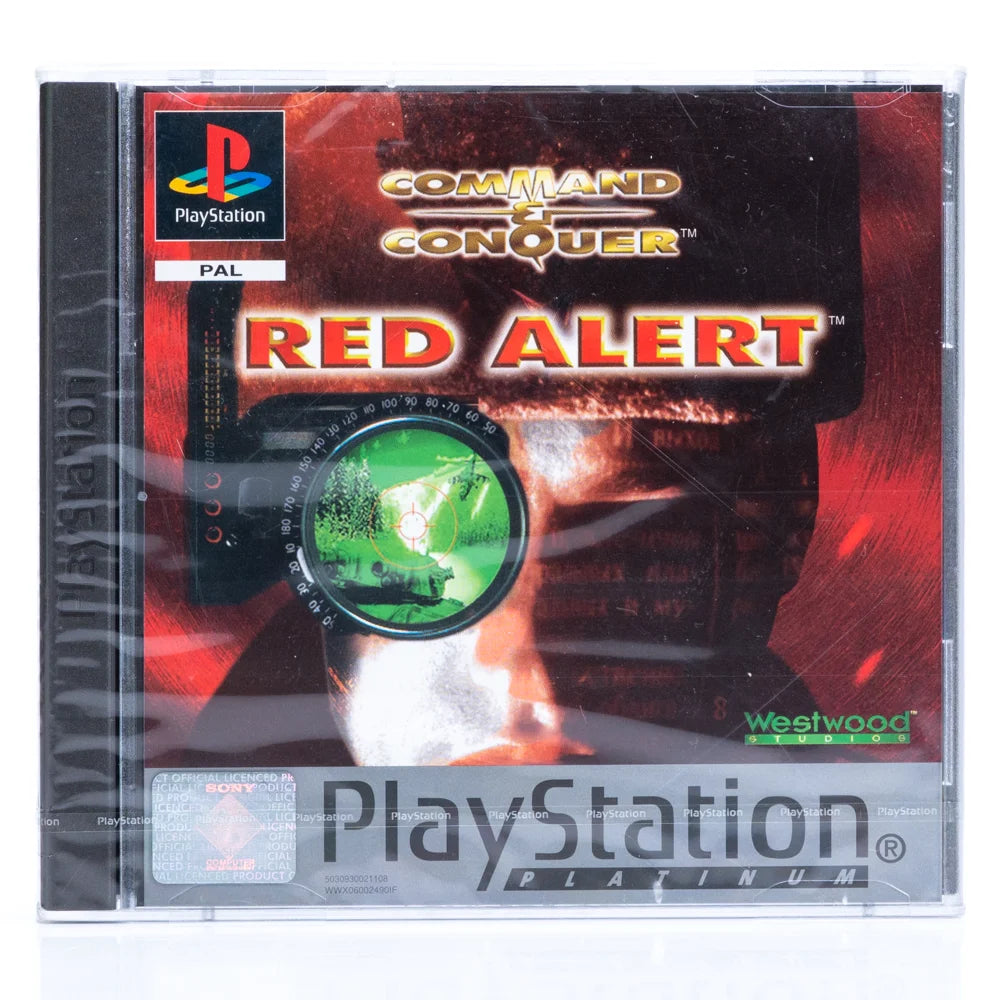 Command & Conquer: Red Alert - PS1 spill (Forseglet) - Retrospillkongen