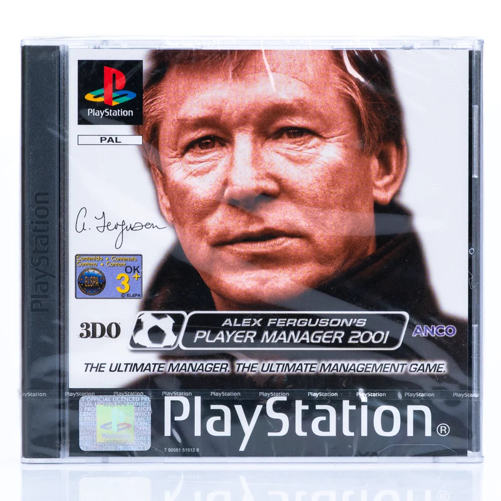 Alex Ferguson’s Player Manager 2001 - PS1 spill (Forseglet) - Retrospillkongen