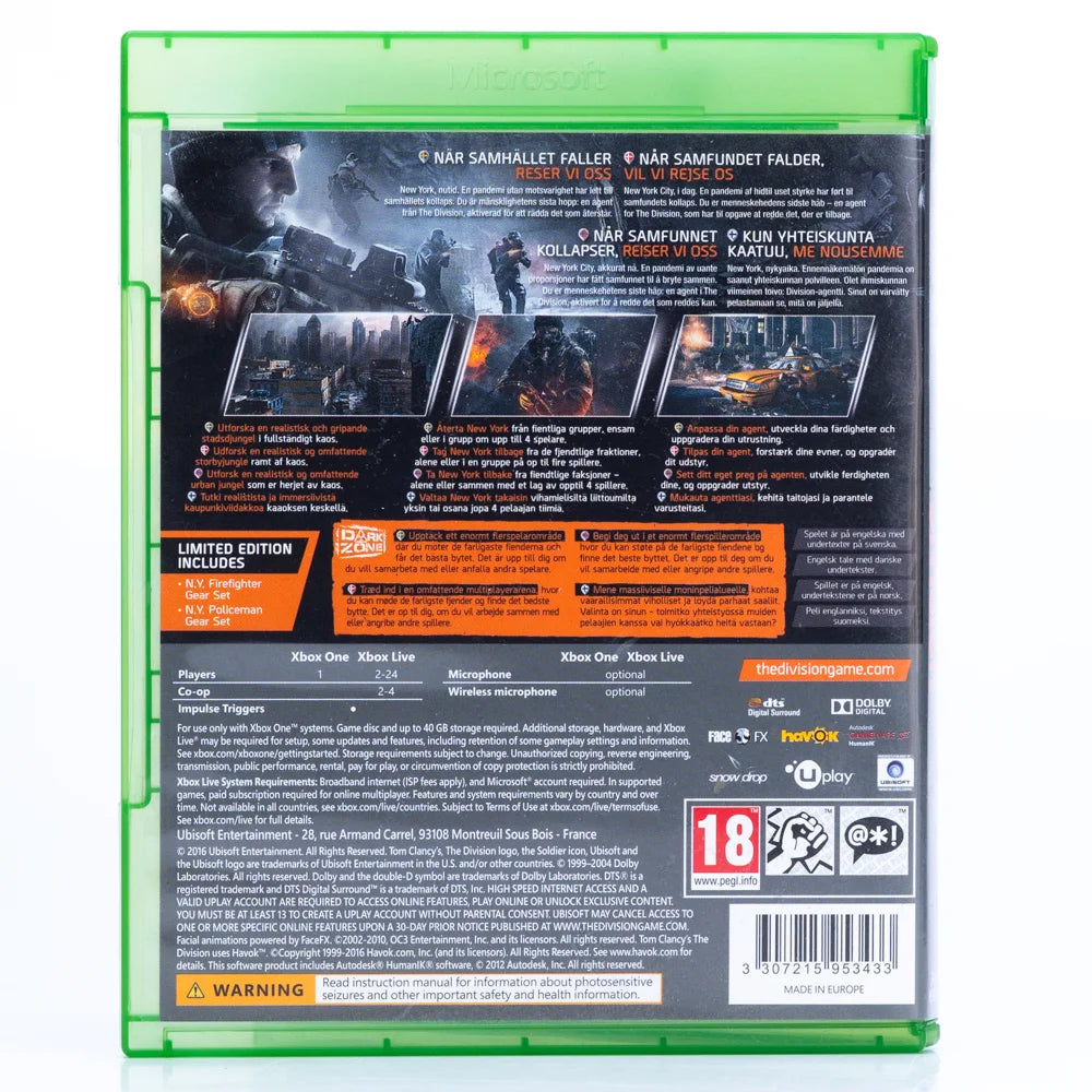 Tom Clancy’s The Division - Xbox One spill - Retrospillkongen