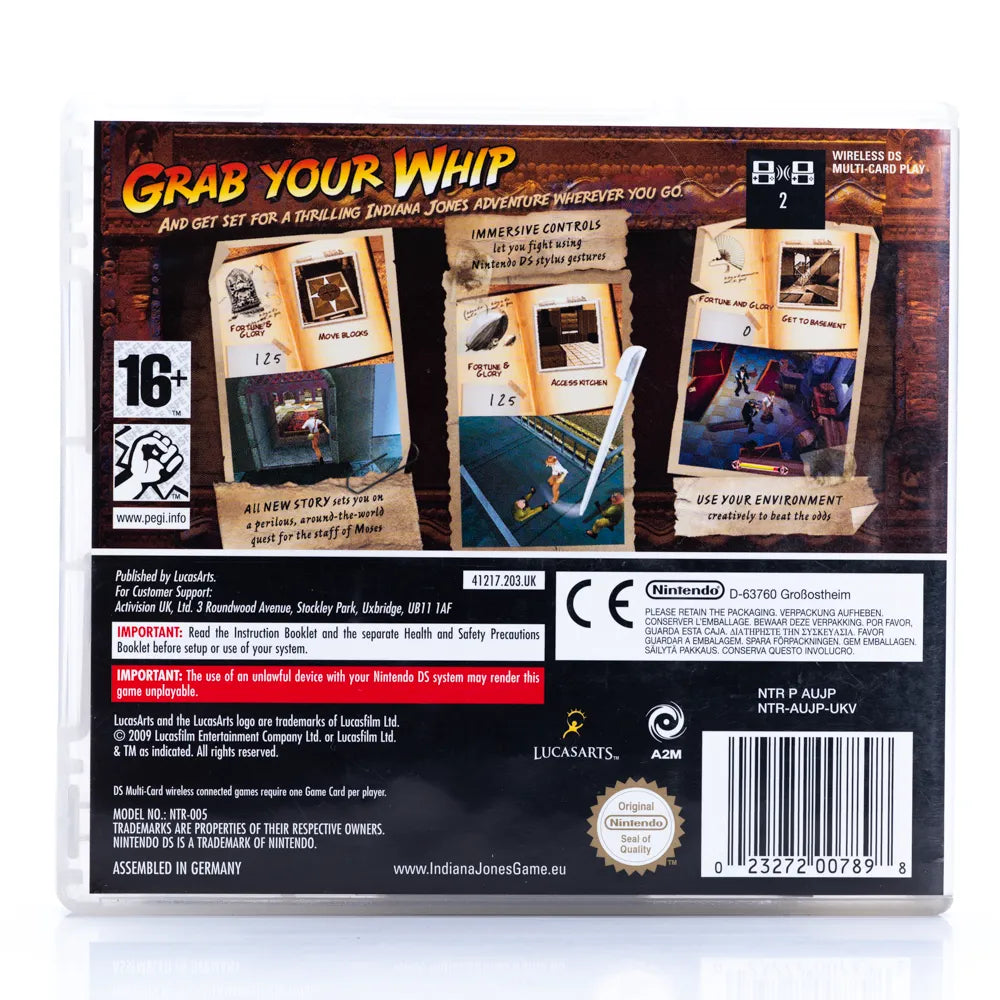 Indiana Jones and the Staff of Kings - Nintendo DS spill - Retrospillkongen