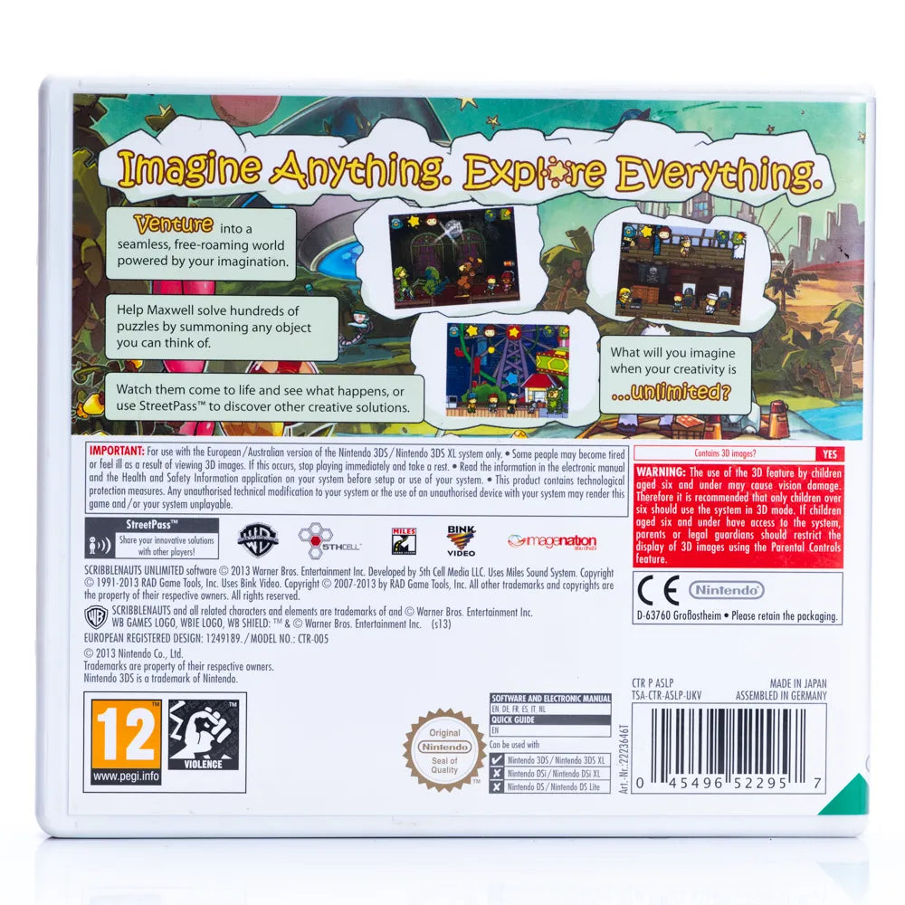 Scribblenauts Unlimited - Nintendo 3DS spill - Retrospillkongen