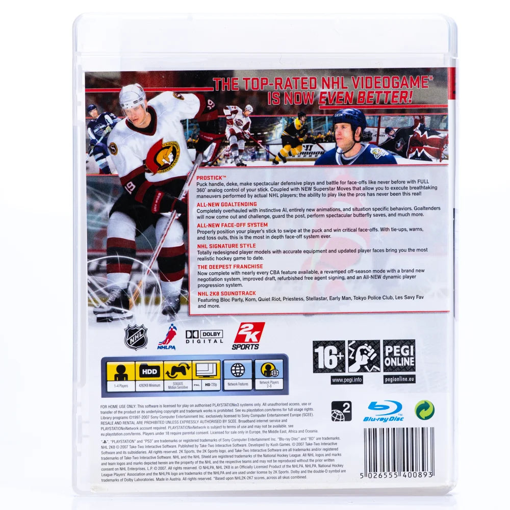NHL 2K8 - PS3 spill - Retrospillkongen