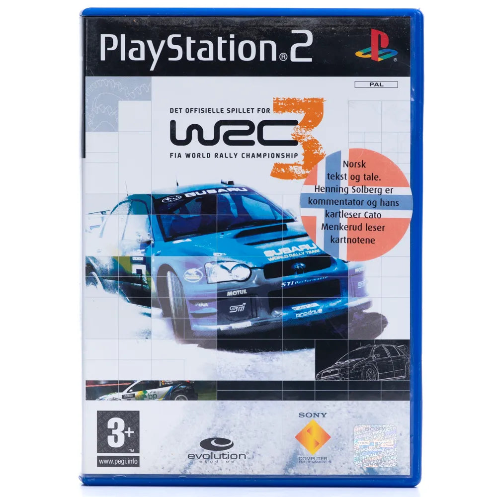 WRC 3 - PS2 spill - Retrospillkongen