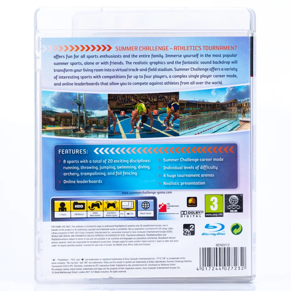 Summer Challenge: Athletics Tournament - PS3 Spill - Retrospillkongen